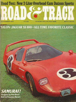 ROAD & TRACK 1967 NOV - BRC SAMURAI, ELAN S/E, F-VEE